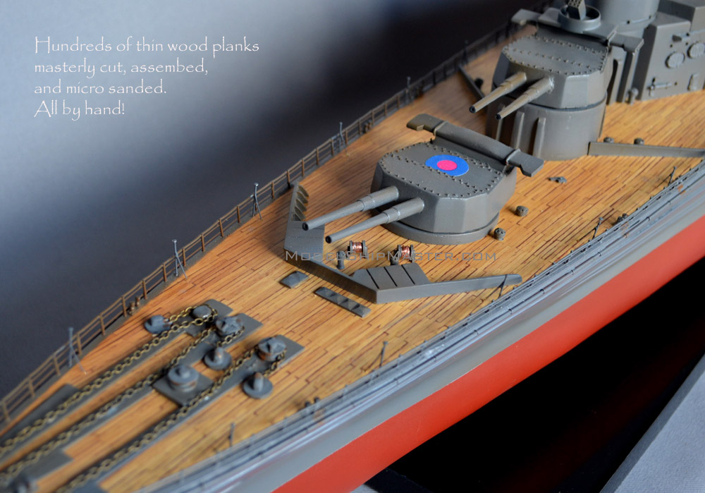 HMS HOOD large model ship